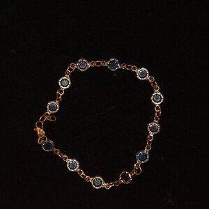 Swarovski Aurora Borealis Crystal Bracelet 8"